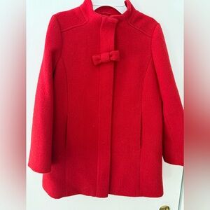 Crewcuts Vibrant Red Pea Coat for Kids